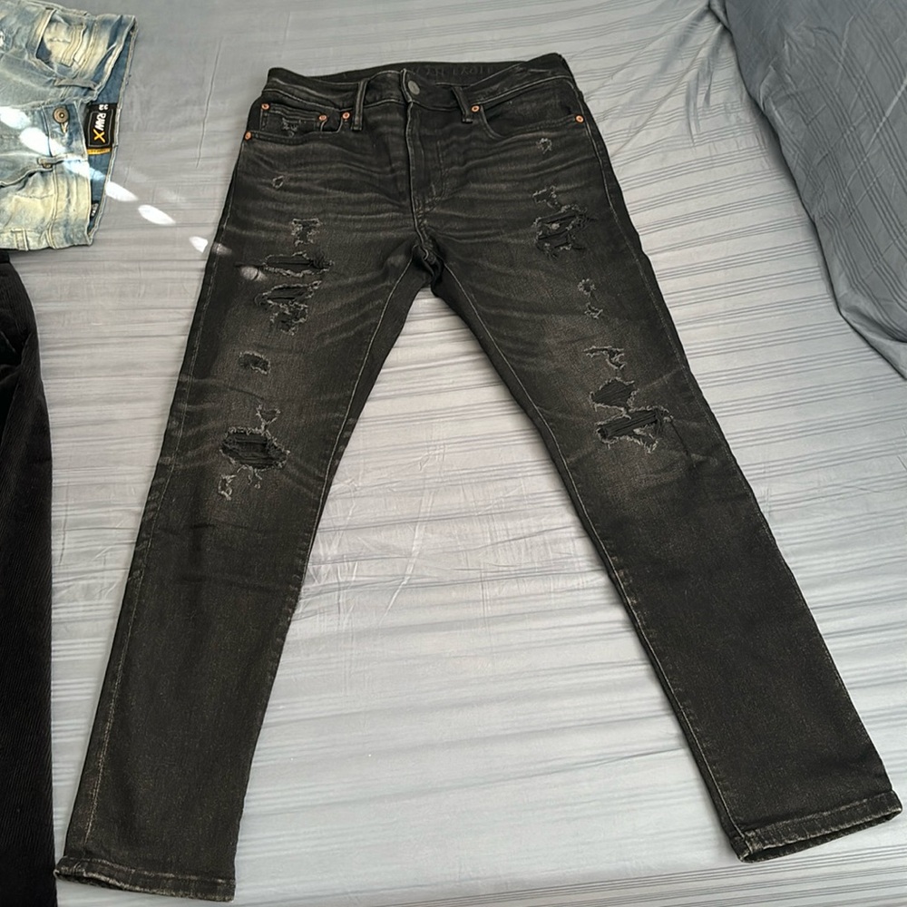 American eagle black jeans size 31x30 worn once